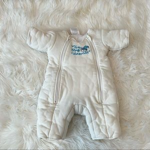 Merlin’s Magic Sleep Suit 6-9 months off white